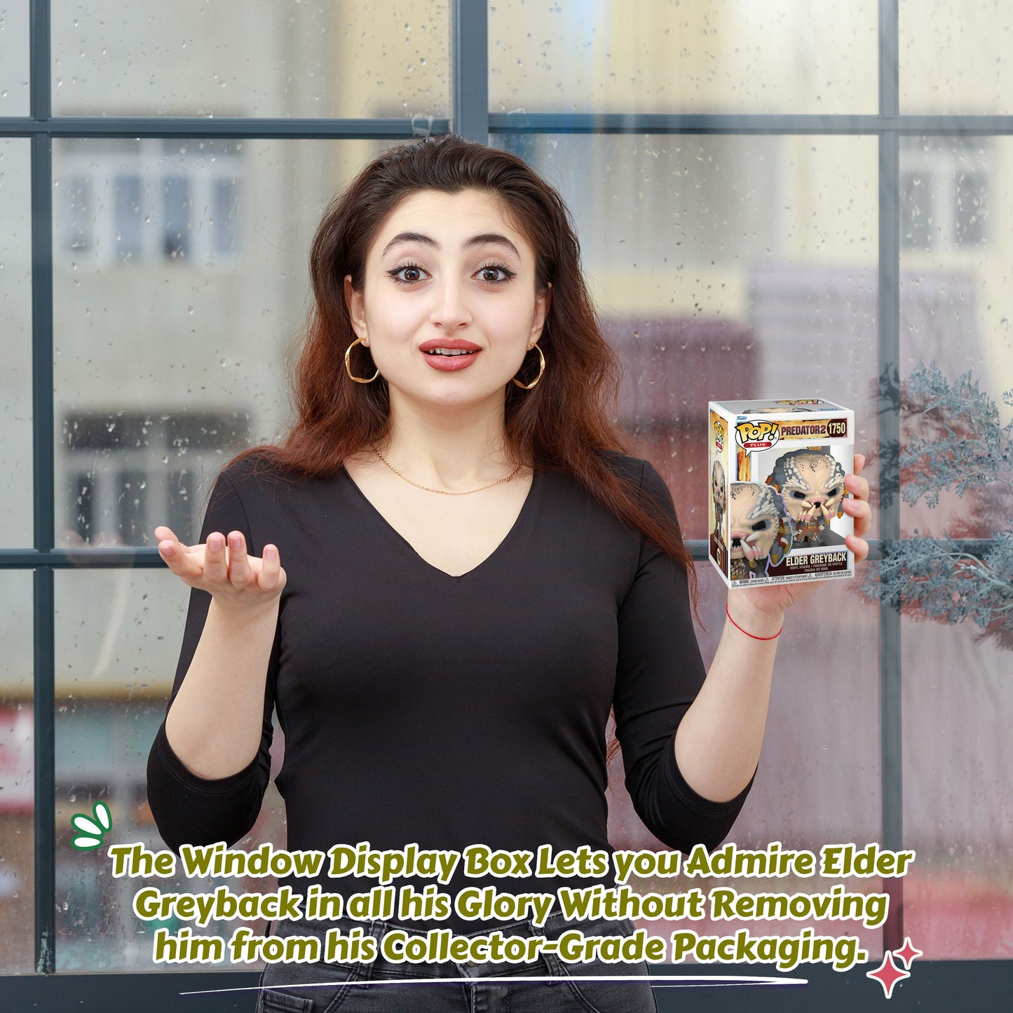 Elder Greyback Funko Pop! Plus Predator 2 - Approx. 4" Collectible Vinyl Figure #1750 with Display Box Protector Case