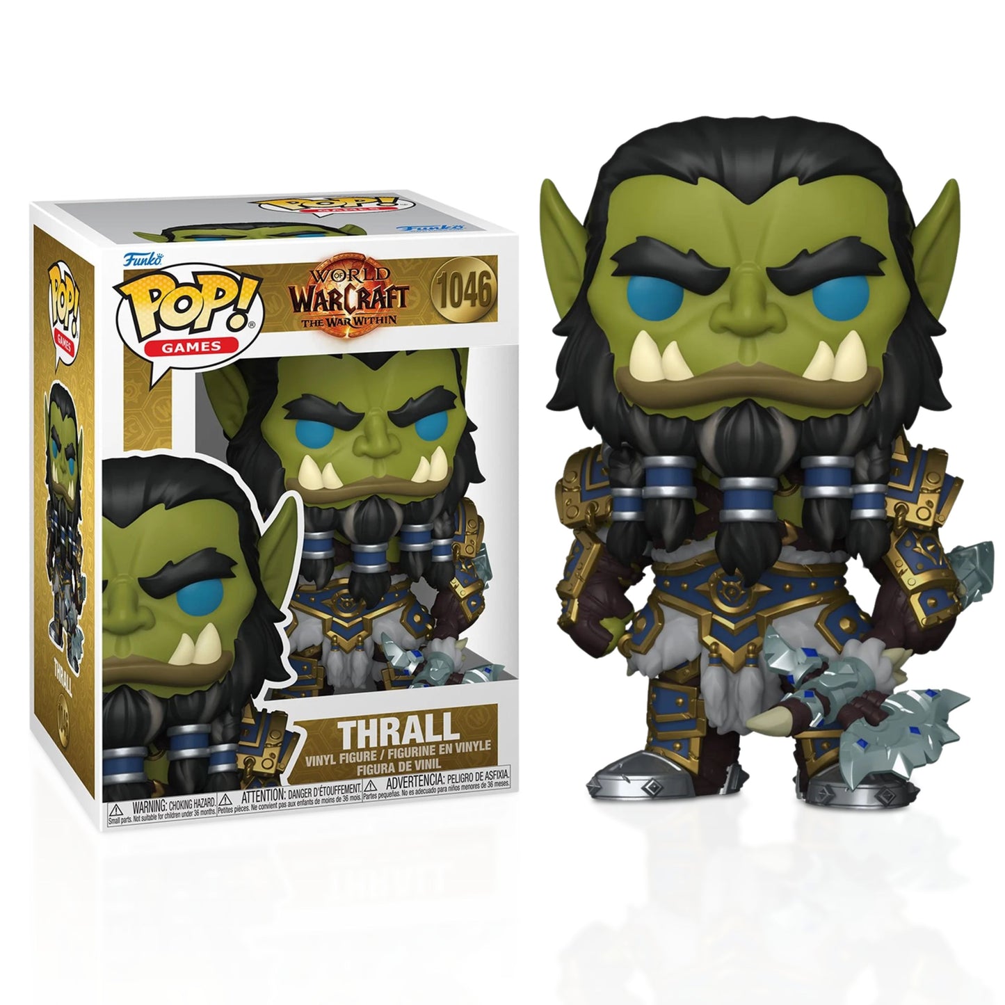 Thrall Funko Pop! Games World of Warcraft: The War Within - Approx. 3 3/4" Collectible Vinyl Figure #1046 with Display Box Protector Case