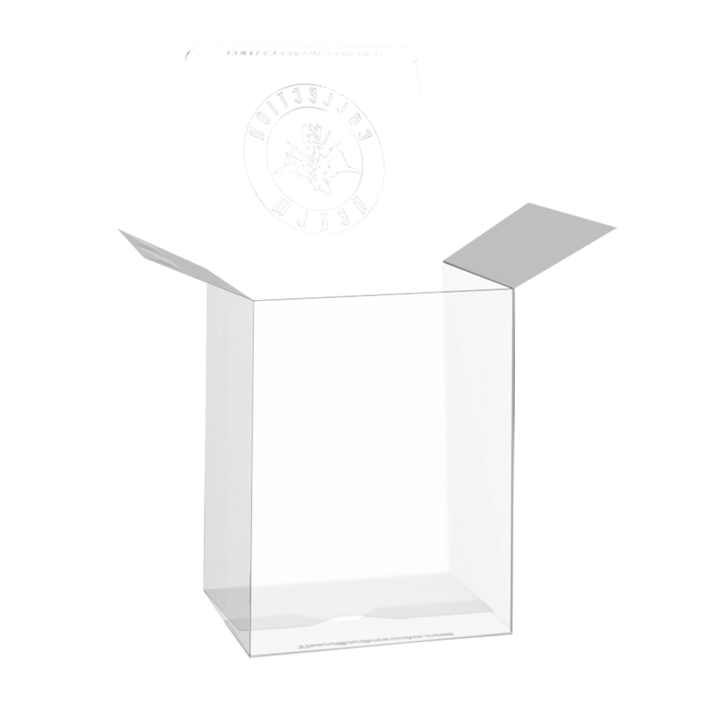 100-Pack Collection Realm Crystal Clear Vinyl Figure Protectors Compatible with 4-Inch Collectibles – Heavy-Duty Display Cases with 0.5mm Thickness for Water, Dust & UV Protection