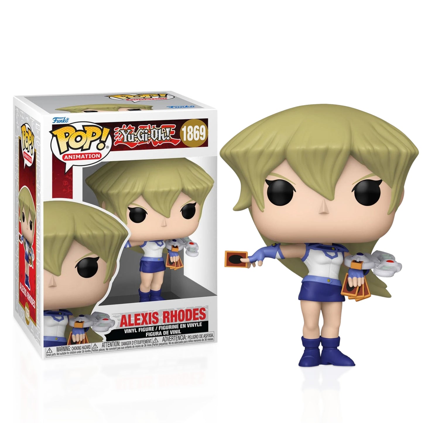 Alexis Rhodes Funko Pop! Animation Yu-Gi-Oh! - Approx. 3 3/4" Collectible Vinyl Figure #1869 with Display Box Protector Case