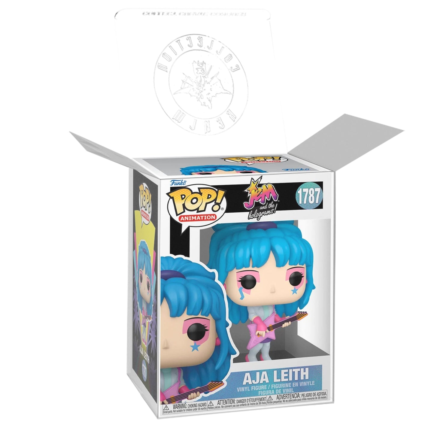 Aja Leith Funko Pop! Animation Jem and the Holograms - Approx. 3 3/4" Collectible Vinyl Figure #1787 with Display Box Protector Case