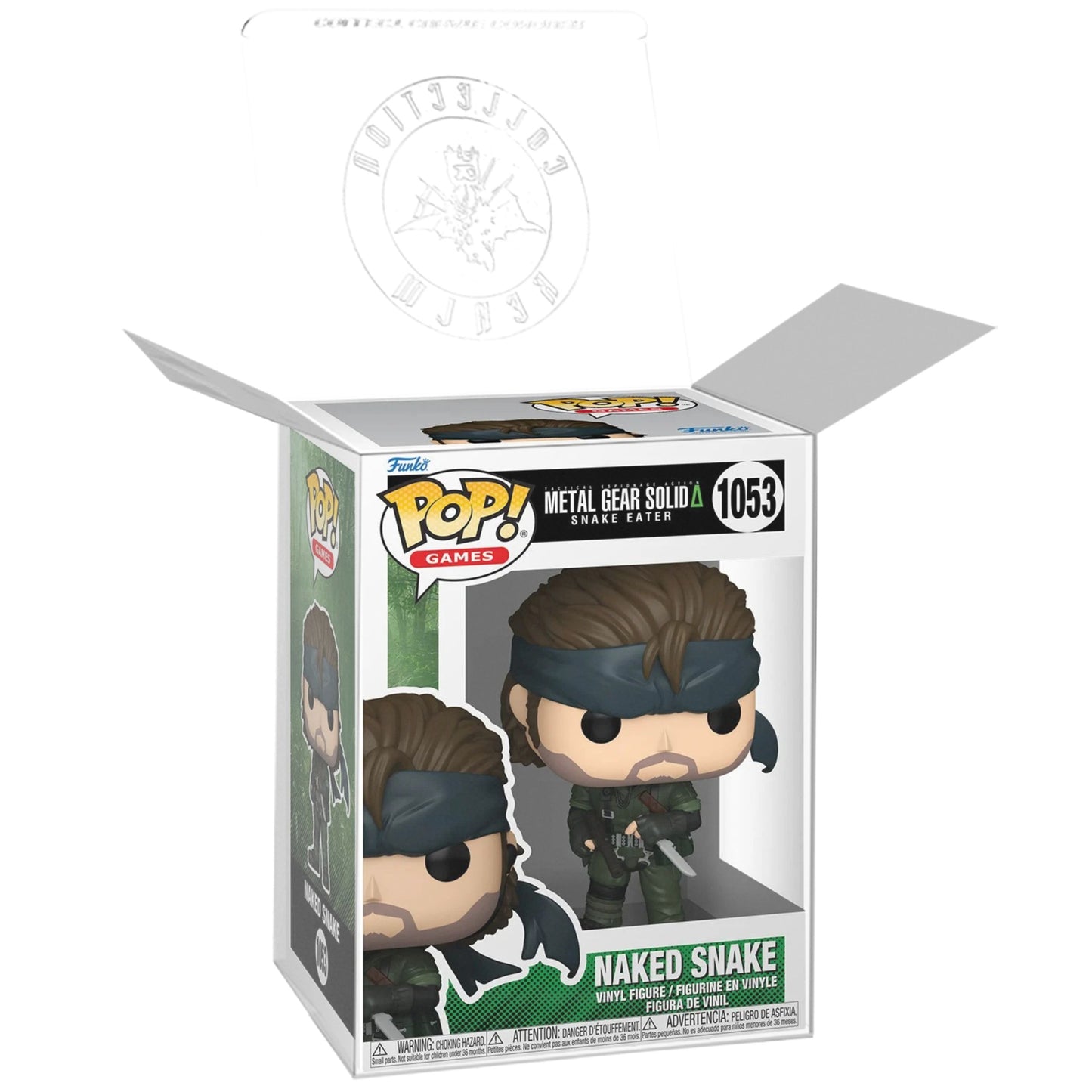 Naked Snake Funko Pop! Games Metal Gear Solid Delta: Snake Eater - Approx. 4" Collectible Vinyl Figure #1053 Bundled with Display Box Protector Case