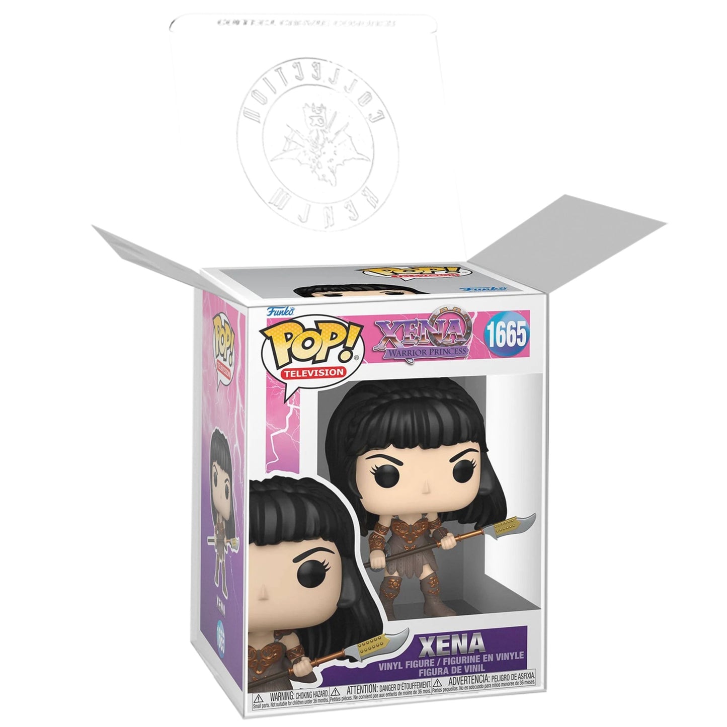 Xena with Spear Funko Pop! Television Xena Warrior Princess - Approx. 4" Collectible Vinyl Figure #1665 with Display Box Protector Case