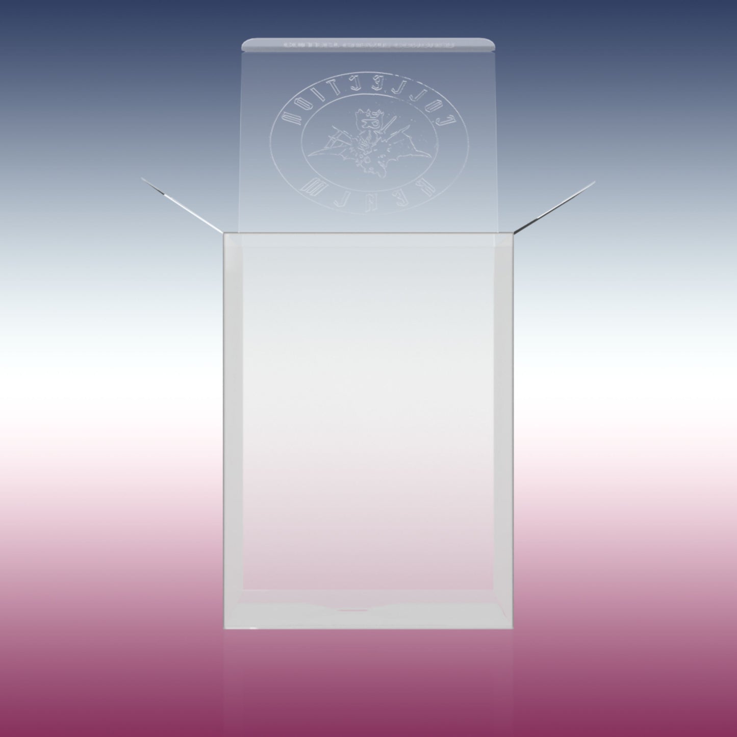 100-Pack Collection Realm Crystal Clear Vinyl Figure Protectors Compatible with 4-Inch Collectibles – Heavy-Duty Display Cases with 0.5mm Thickness for Water, Dust & UV Protection
