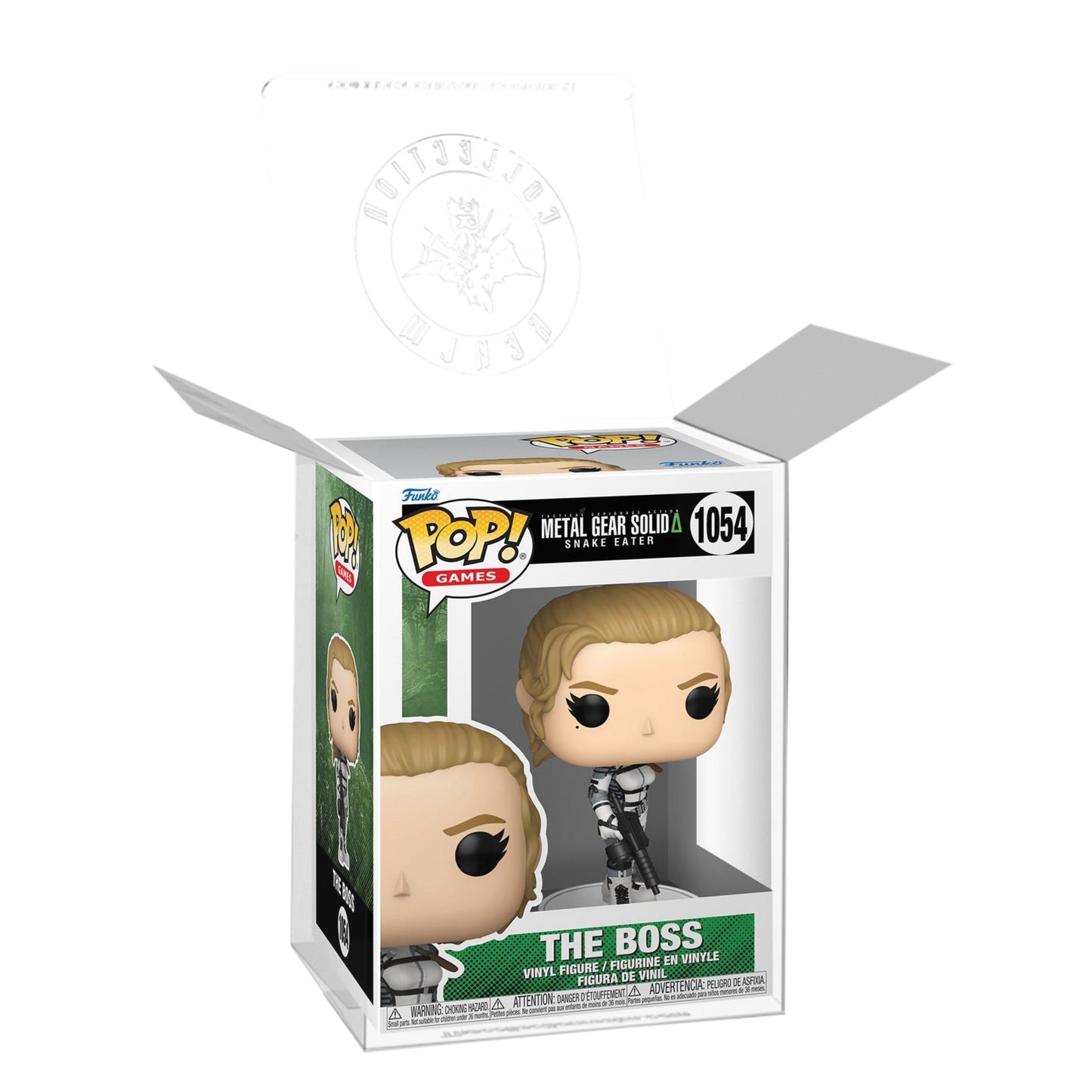 The Boss Funko Pop! Games Metal Gear Solid Delta: Snake Eater - Approx. 4" Collectible Vinyl Figure #1054 Bundled with Display Box Protector Case