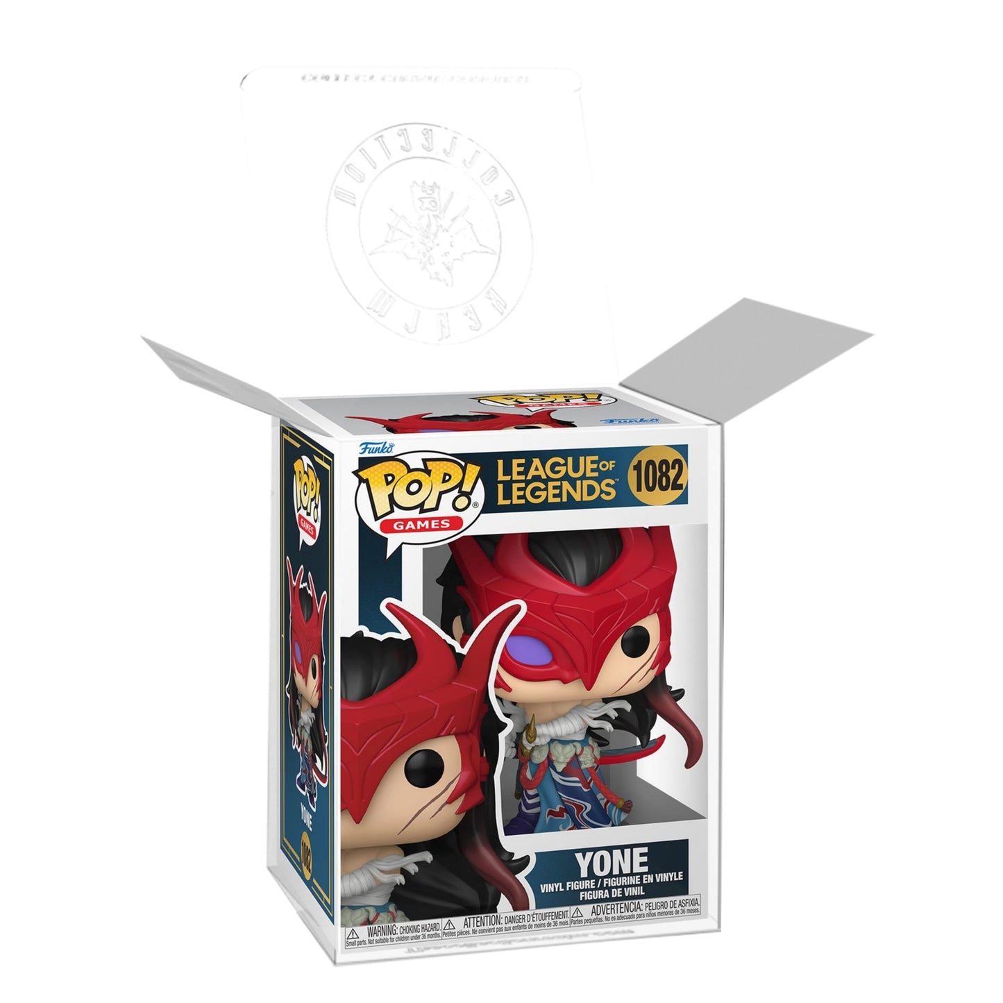 Yone Funko Pop! Games League of Legends - Approx. 4 1/4" Collectible Vinyl Figure #1082 Bundled with Display Box Protector Case
