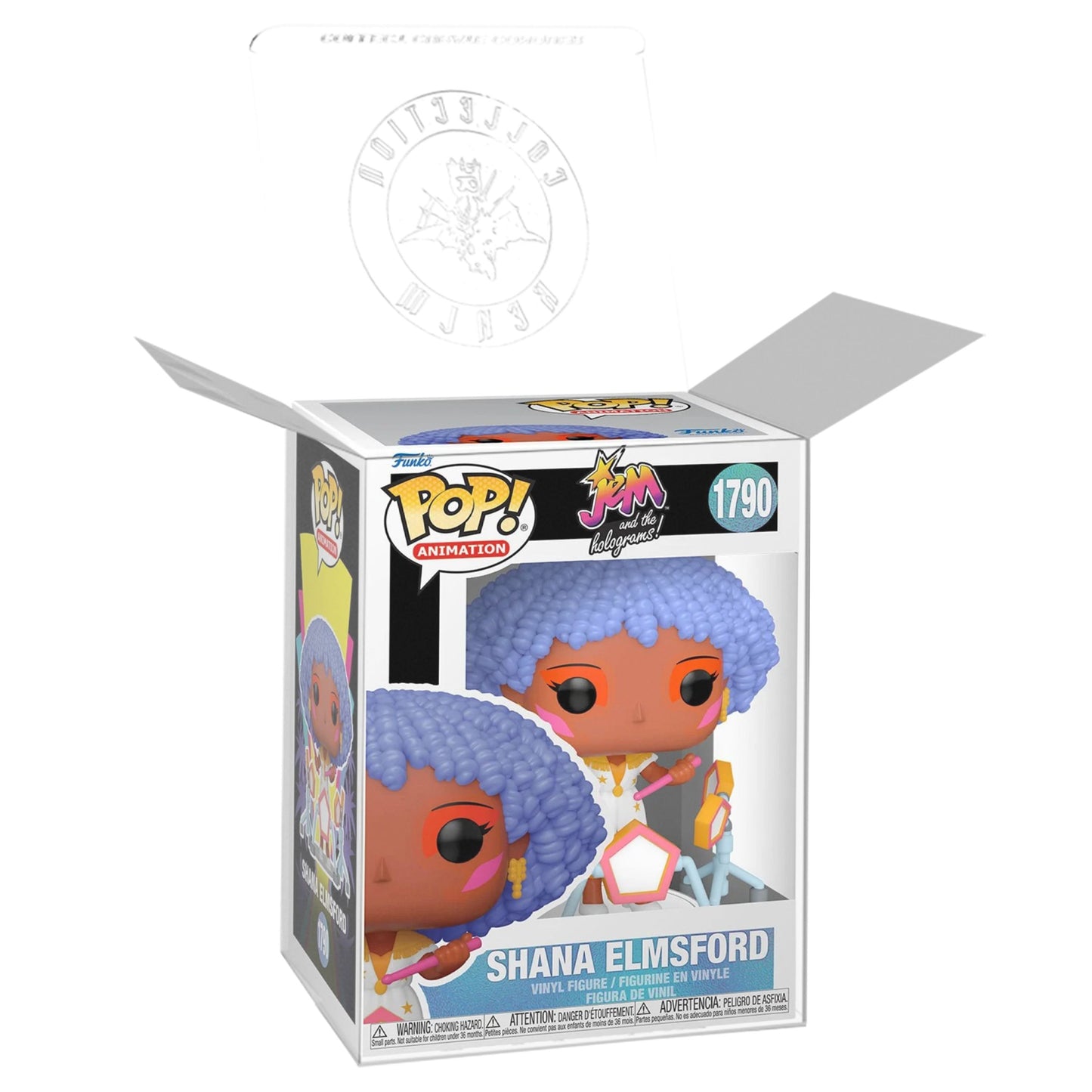 Shana Elmsford Funko Pop! Animation Jem and the Holograms - Approx. 3 3/4" Collectible Vinyl Figure #1790 with Display Box Protector Case