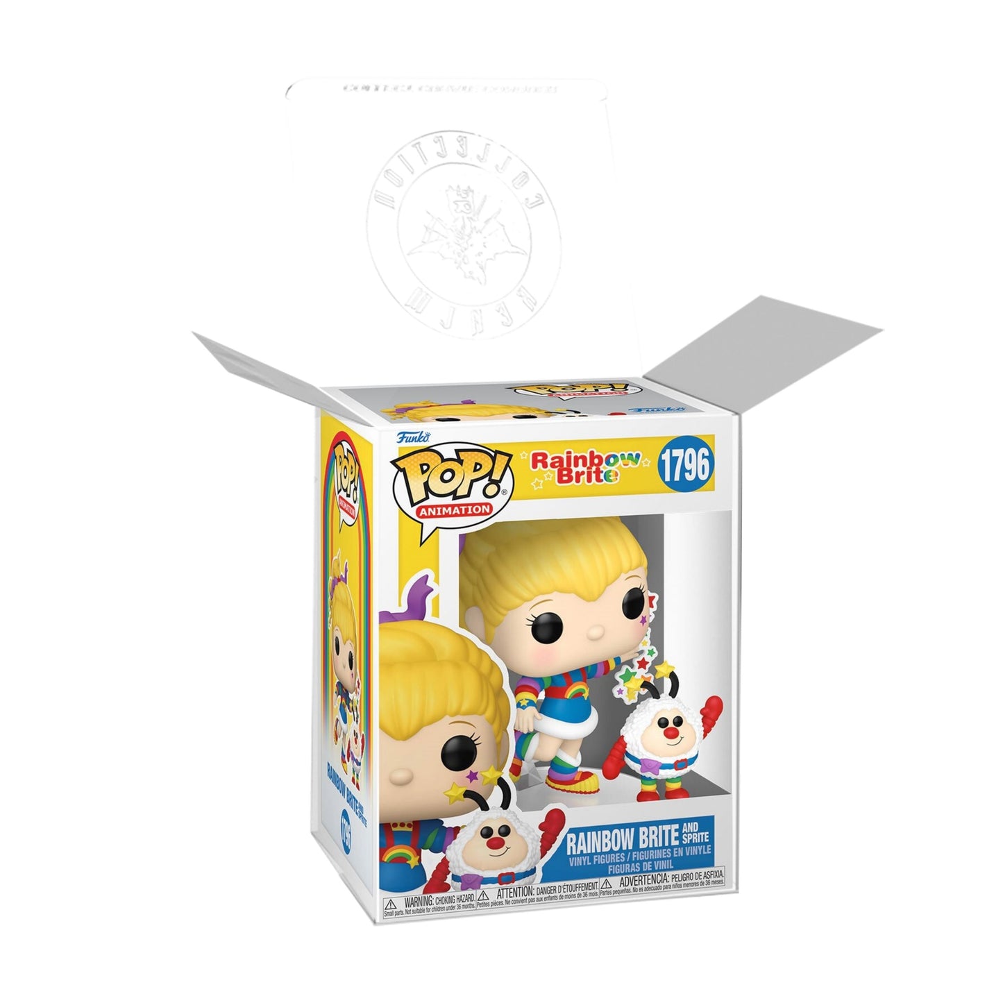 Rainbow Brite and Sprite Funko Pop! Animation - Approx. 3 3/4" Collectible Vinyl Figure and Buddy #1796 with Display Box Protector Case