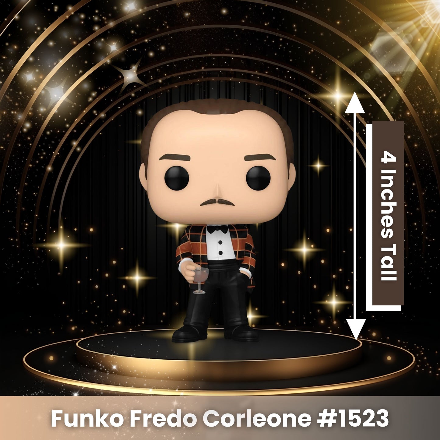 Fredo Corleone Funko Pop! Movies: The Godfather Part II - Approx. 4" Collectible Vinyl Figure #1523 with Display Box Protector Case