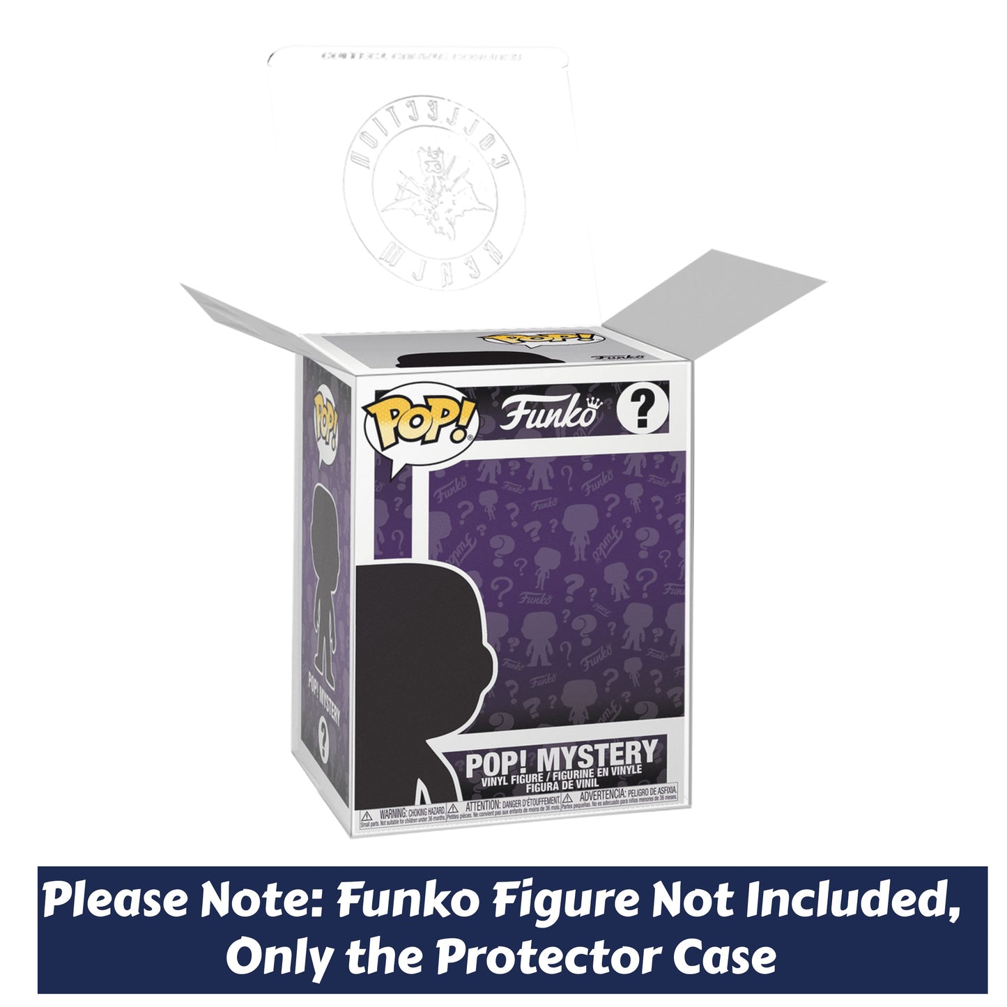 100-Pack Collection Realm Crystal Clear Vinyl Figure Protectors Compatible with 4-Inch Collectibles – Heavy-Duty Display Cases with 0.5mm Thickness for Water, Dust & UV Protection