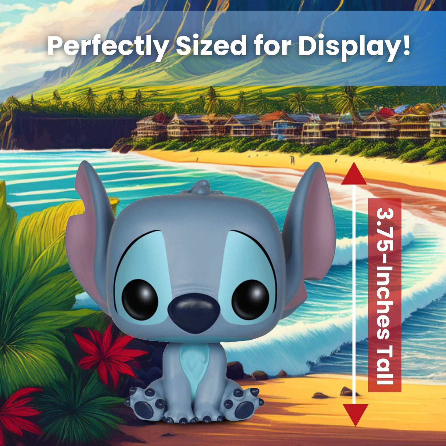 Seated Stitch Funko Pop! Disney Lilo and Stitch - Approx. 3 3/4" Collectible Vinyl Figure #159 with Display Box Protector Case
