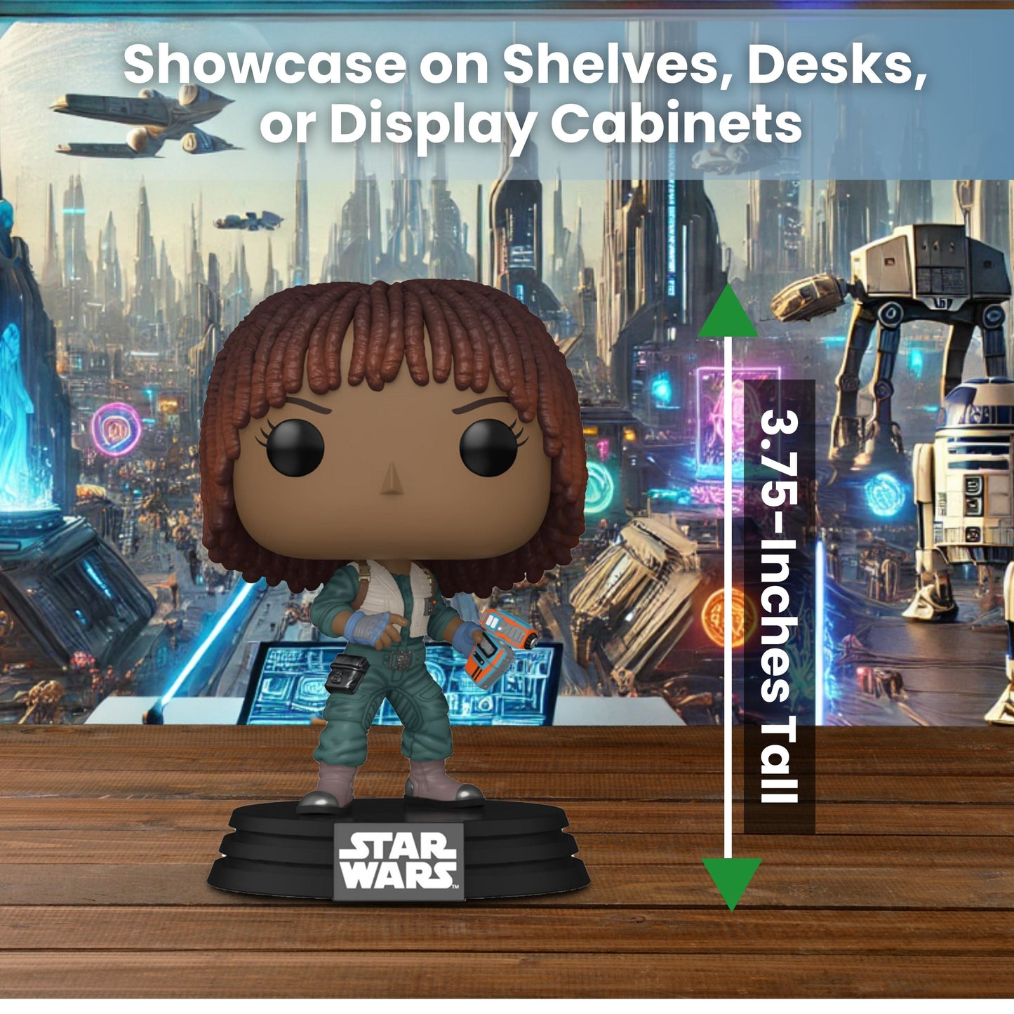 Acolyte Osha Aniseya Funko Pop! Star Wars - Vinyl Figure #722 with Display Box Protector Case