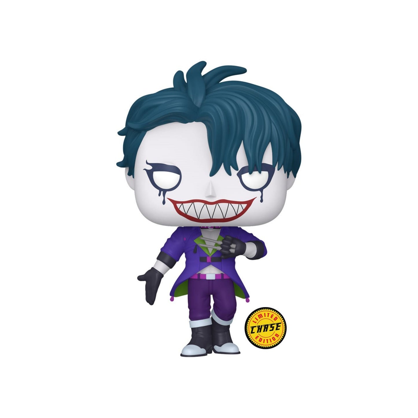 The Joker Funko Pop! Heroes DC Suicide Squad Isekai - Approx. 4 1/2" Chase Limited Edition Collectible Vinyl Figure #544 with Display Box Protector Case
