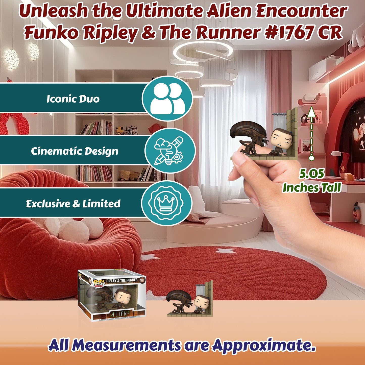 Ripley & The Runner #1767 Funko Pop! Moment Alien 3 - Collectible Vinyl Figure