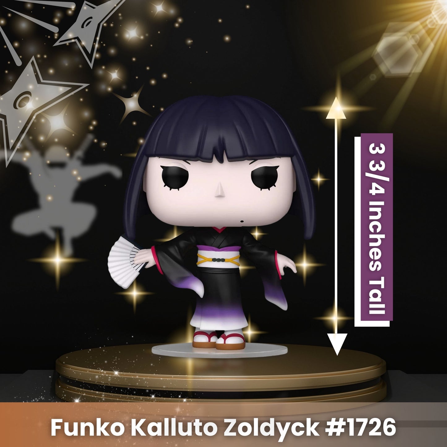 Kalluto Zoldyck Funko Pop! Animation Hunter X Hunter - Approx. 3 3/4" Collectible Vinyl Figure #1726 with Display Box Protector Case