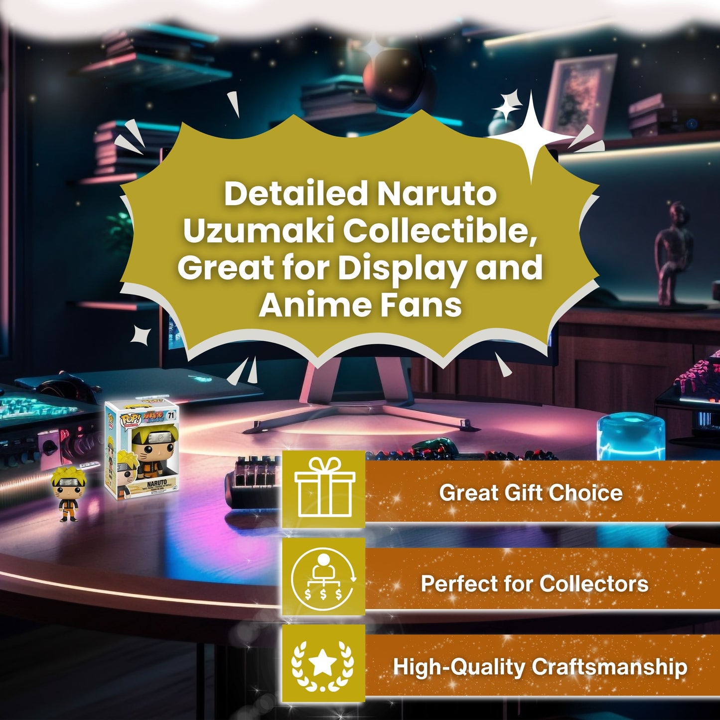 Naruto Funko Pop! Animation: Shonen Jump Naruto Shippuden - Approx. 3 3/4" Collectible Vinyl Figure #71 with Display Box Protector Case