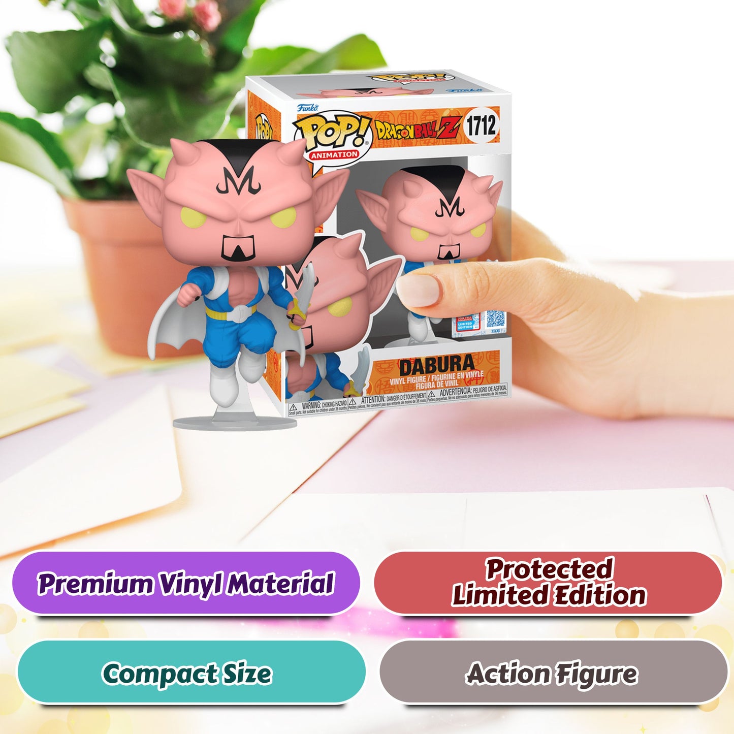 Dabura Funko Pop! Animation Dragon Ball Z - NYCC 2024 Exclusive - Approx. 4.3" Collectible Limited Edition Vinyl Figure #1712 with Display Box Protector Case