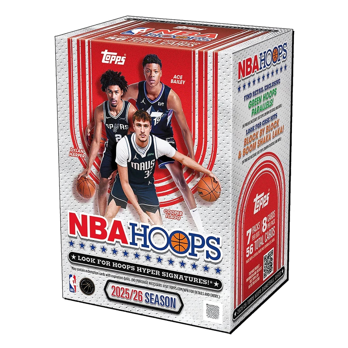 2025-26 Topps NBA Hopps Value Blaster Box NEW Factory Sealed 56 Basketball Cards