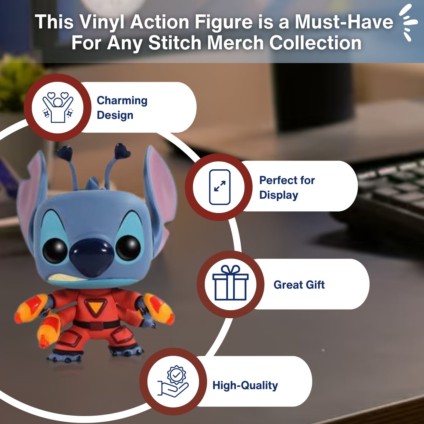 Stitch 626 Experiment Spacesuit #125 Funko Pop! Disney - Approx. 3 3/4" Collectible Vinyl Figure