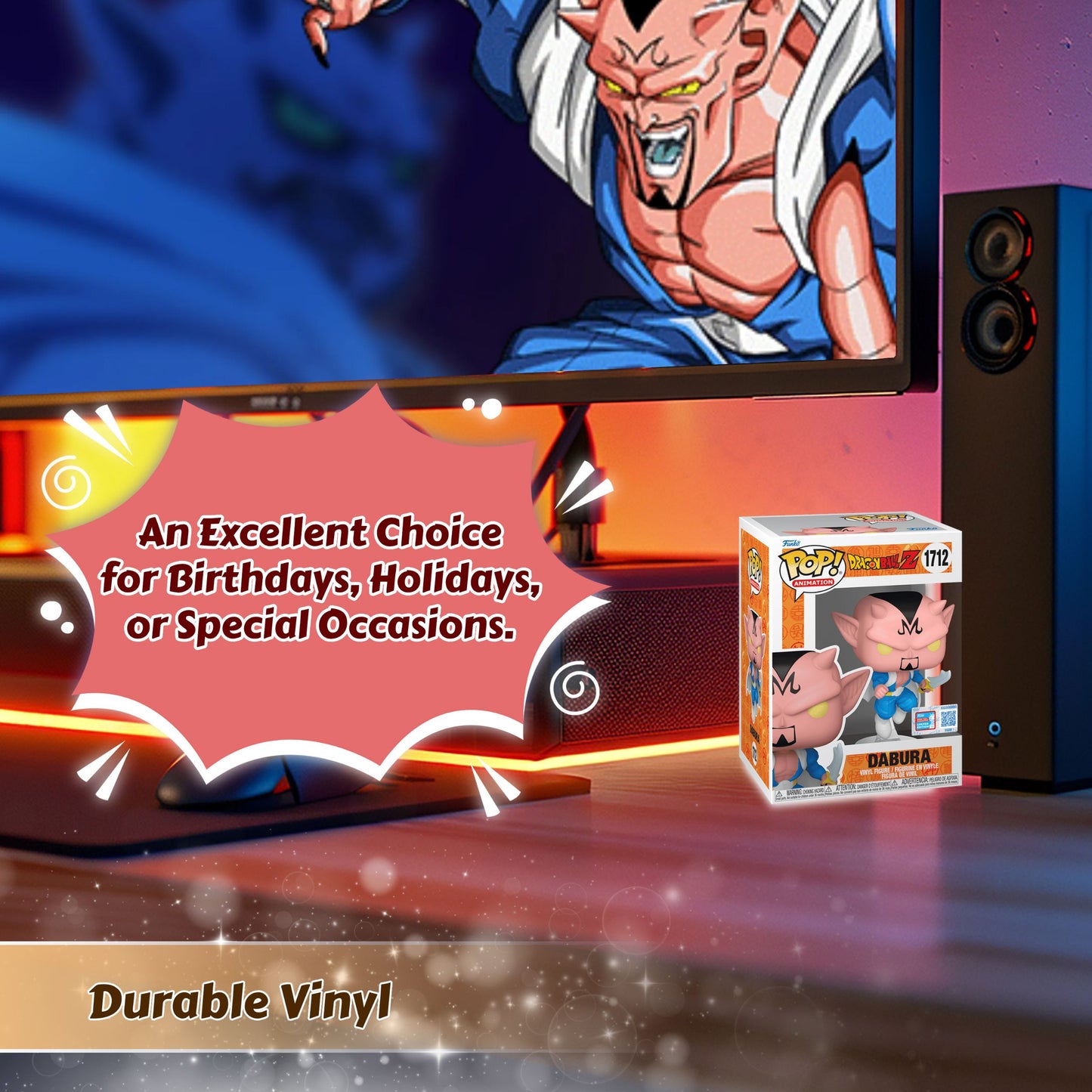Dabura Funko Pop! Animation Dragon Ball Z - NYCC 2024 Exclusive - Approx. 4.3" Collectible Limited Edition Vinyl Figure #1712 with Display Box Protector Case
