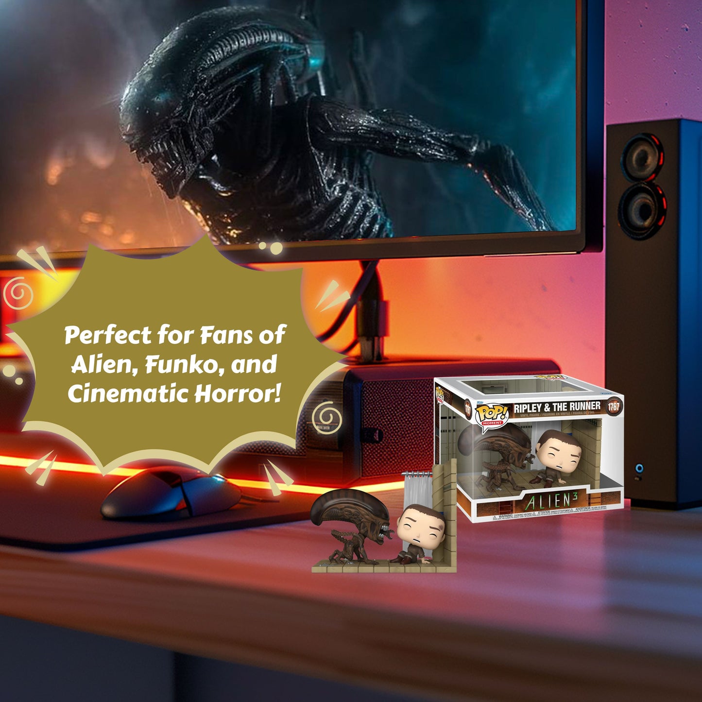 Ripley & The Runner #1767 Funko Pop! Moment Alien 3 - Collectible Vinyl Figure