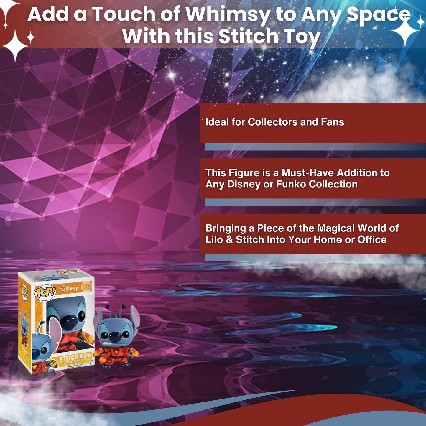 Stitch 626 Experiment Spacesuit #125 Funko Pop! Disney - Approx. 3 3/4" Collectible Vinyl Figure