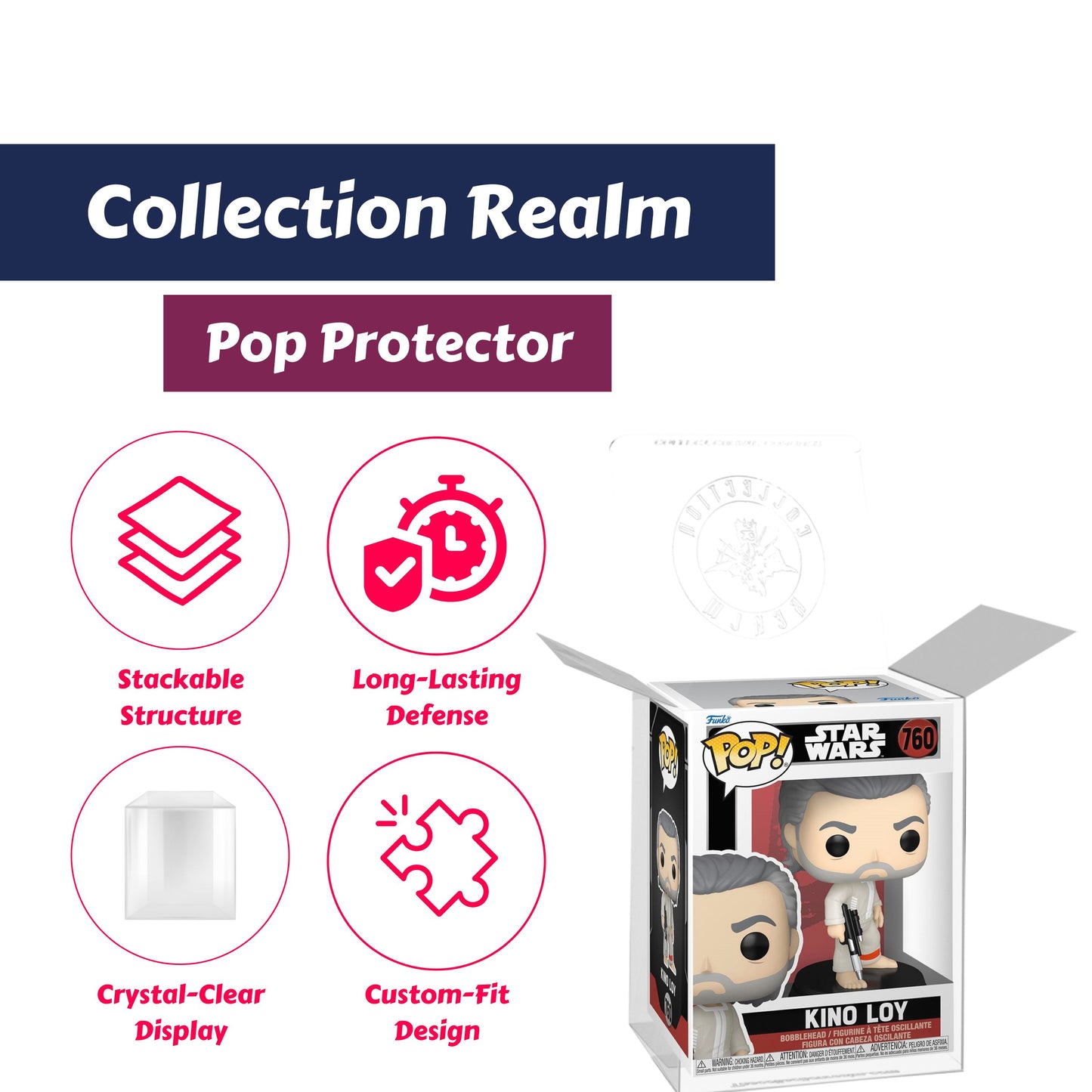 Kino Loy Funko Pop! Star Wars Andor - Approx. 3 3/4" Collectible Vinyl Figure #760 Bundled with Display Box Protector Case