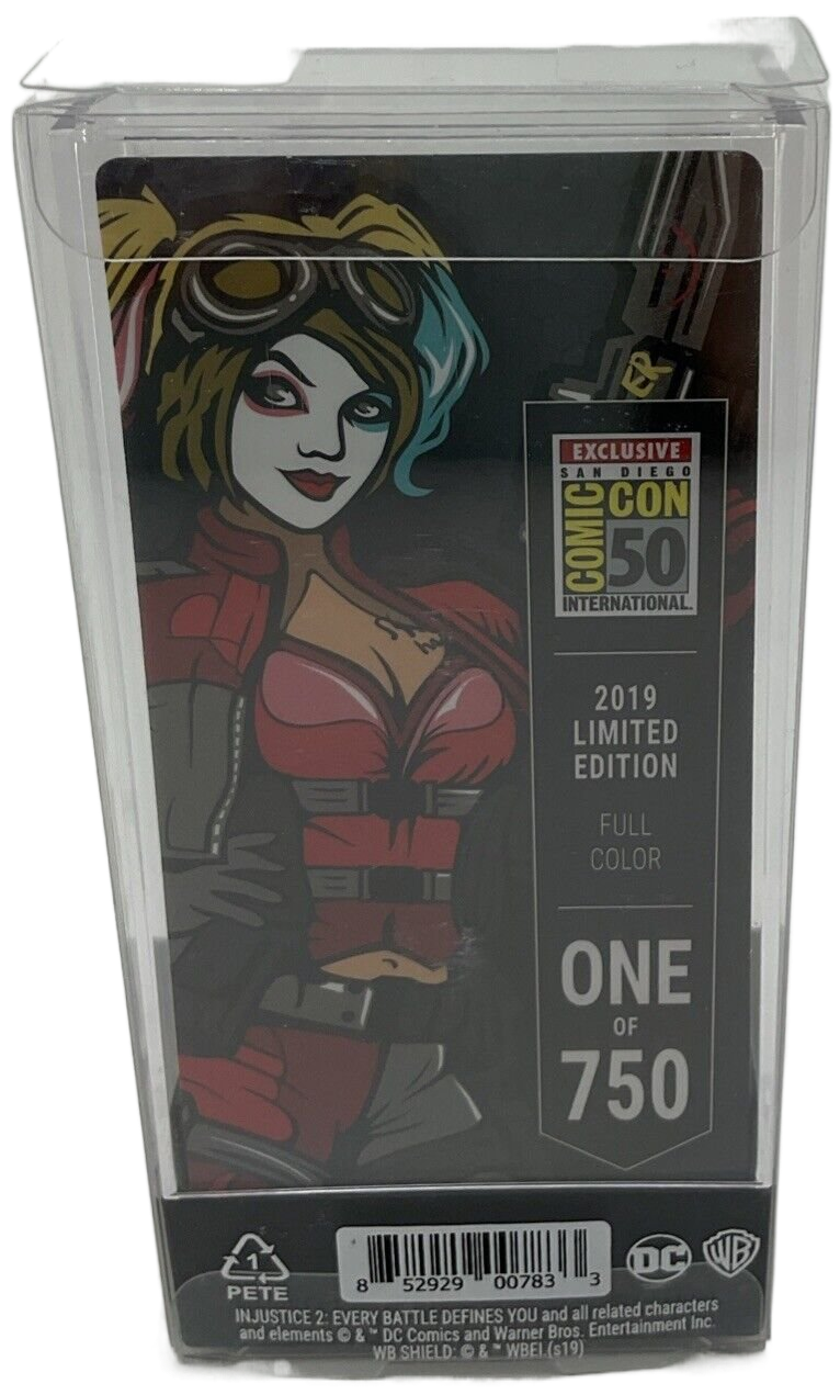 #21 JQ FiGPiN Locked SDCC Exclusive Harley Quinn 59 DC Comics LE 750 Injustice