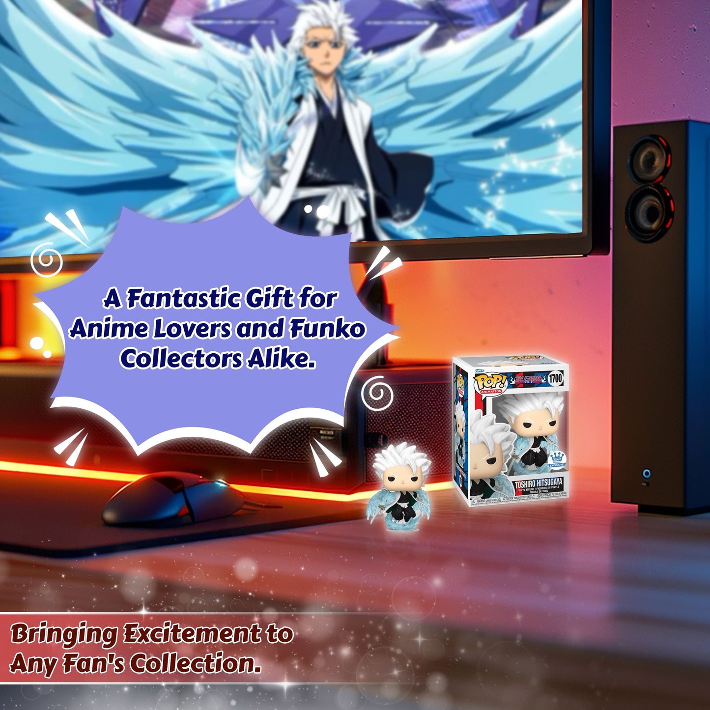 Toshiro Hitsugaya #1700 Funko Pop! Animation Bleach - Approx. 5.15" Collectible Exclusive Vinyl Figure