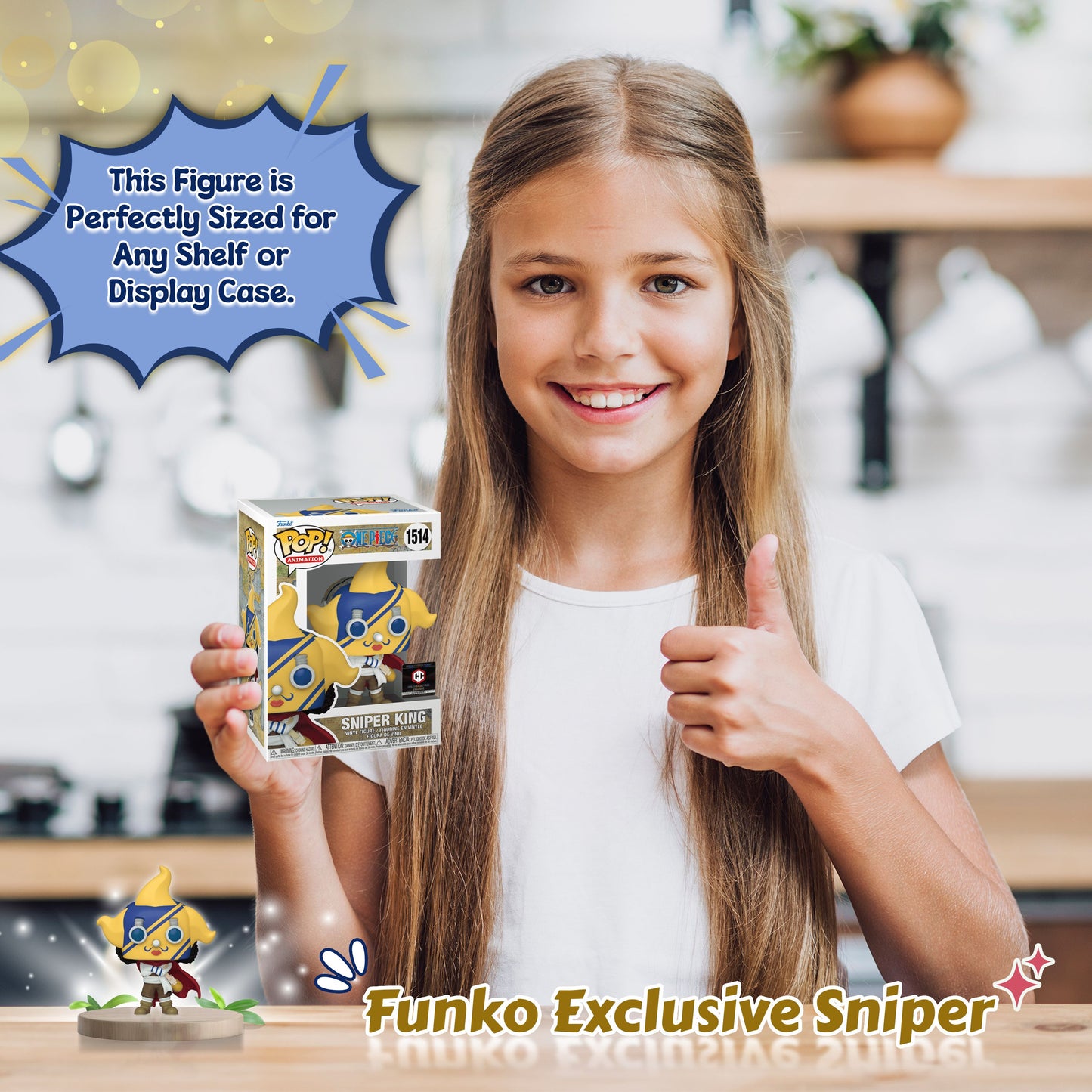 Sniper King #1514 Funko Pop! Animation One Piece - Approx. 4.85" Collectible Exclusive Vinyl Figure