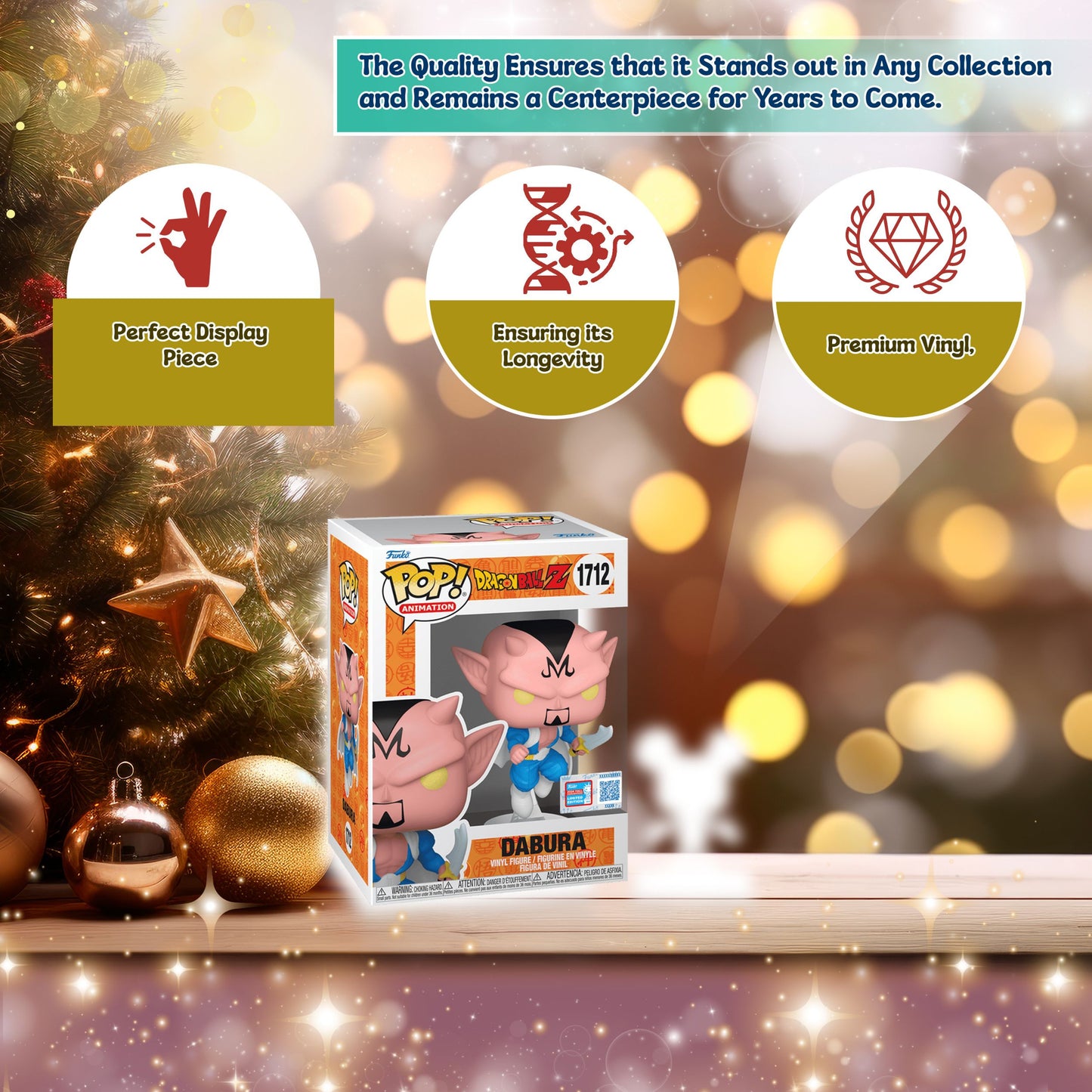 Dabura Funko Pop! Animation Dragon Ball Z - NYCC 2024 Exclusive - Approx. 4.3" Collectible Limited Edition Vinyl Figure #1712 with Display Box Protector Case