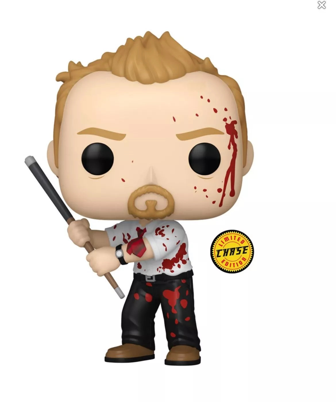 Shaun Funko Pop! Movies Shaun of the Dead - Approx. 4" Chase Limited Edition Collectible Vinyl Figure #1660 Bundled with Display Box Protector Case