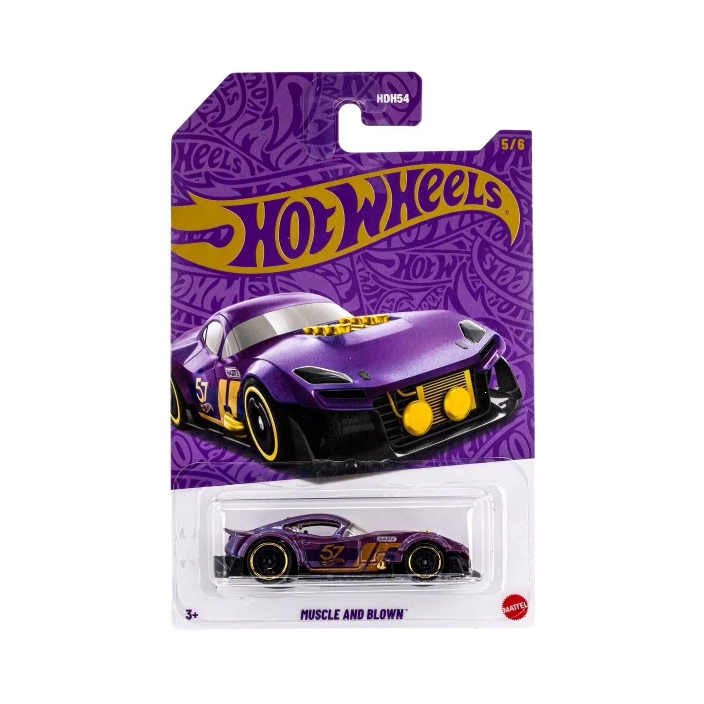 Muscle and Blown 5/6 Hot Wheels Pearl and Chrome Vehicle 2025 Mix 1 - 1:64 Scale Die-Cast Collectible Toy Car