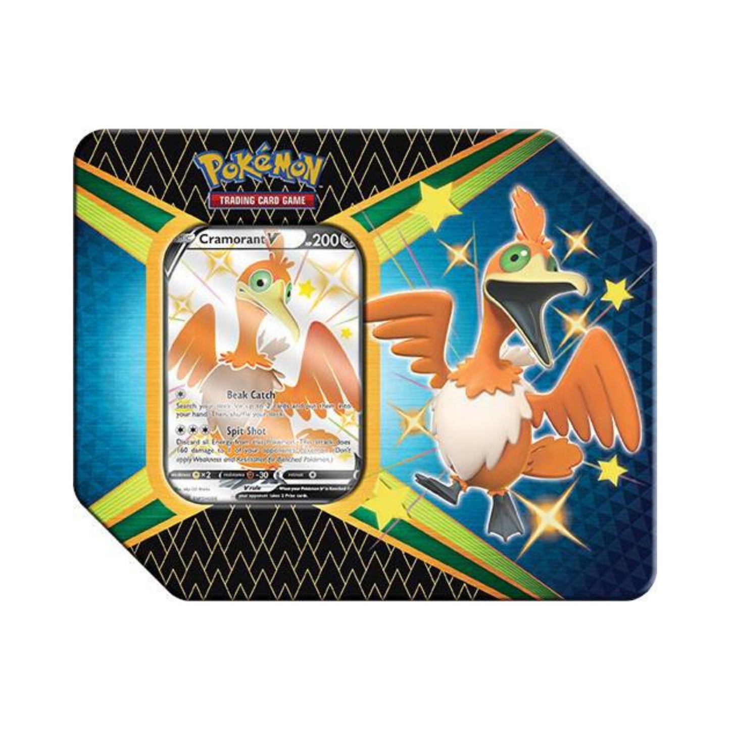 Pokemon Shining Fates V Tin (Cramorant V)