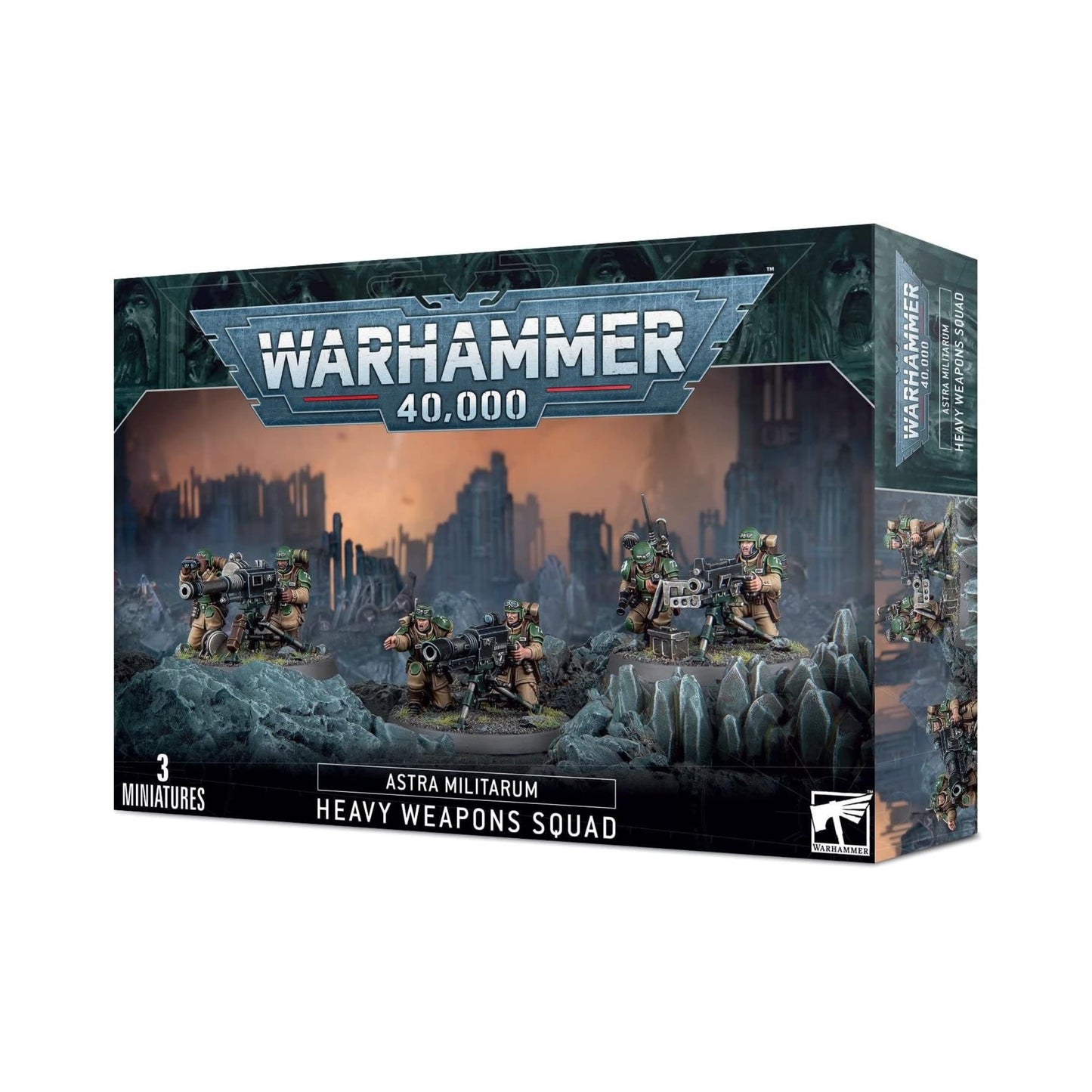 Games Workshop Warhammer 40,000 Astra Militarum Heavy Weapons Squad - 3 Miniatures