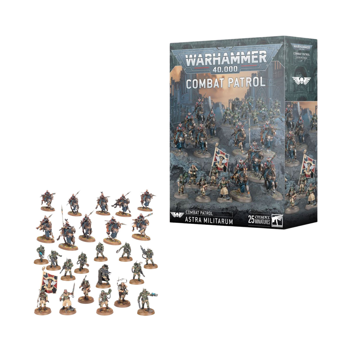 Warhammer 40,000 Combat Patrol Astra Militarum - 25 Citadel Miniatures