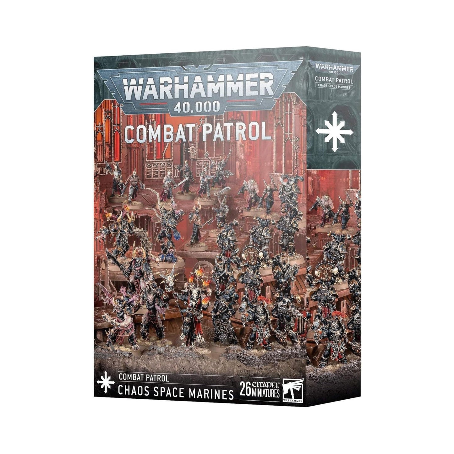 Warhammer 40,000 Combat Patrol Chaos Space Marines - 26 Citadel Miniatures