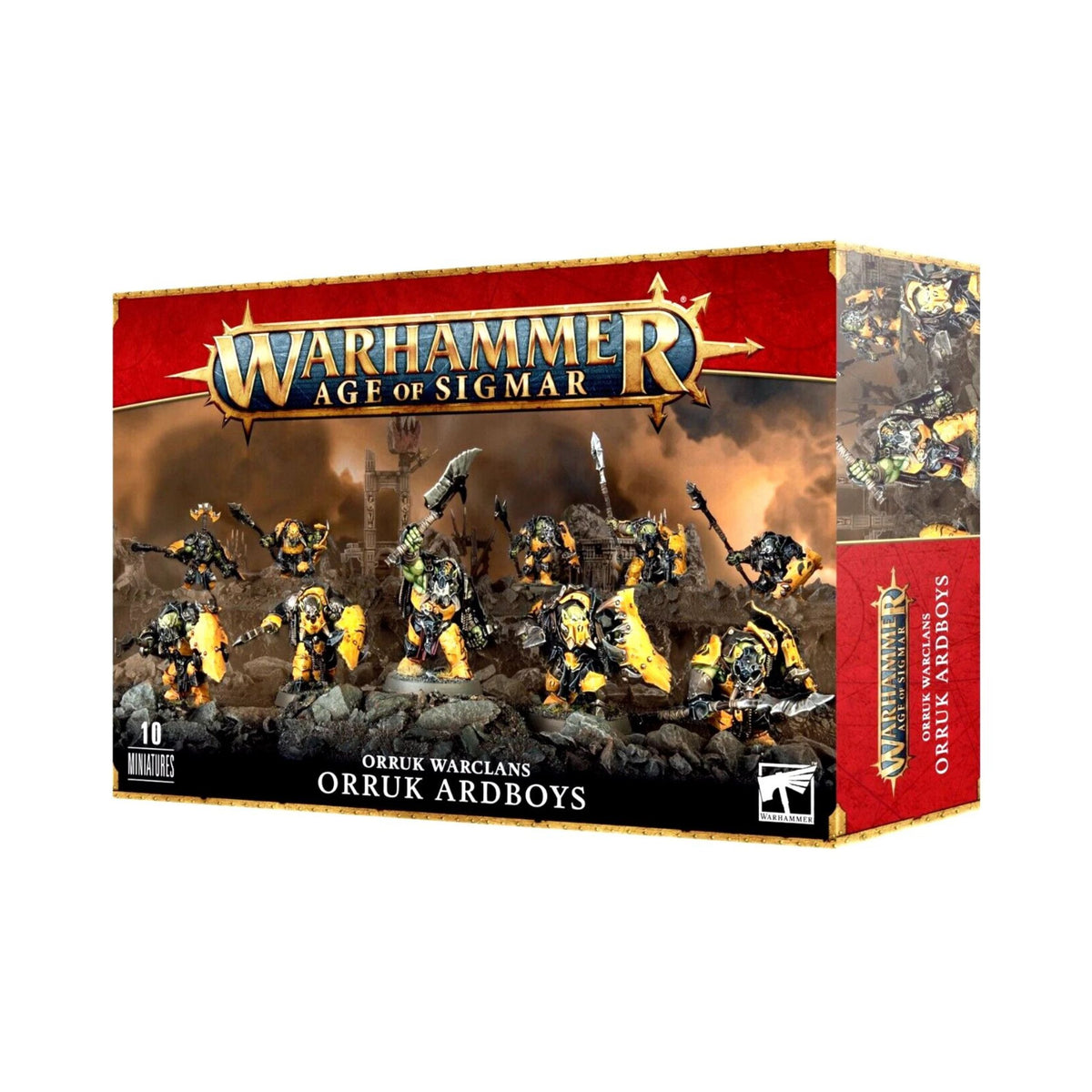 Warhammer Age of Sigmar Orruk Warclans Orruk Ardboyz - 10 Miniatures