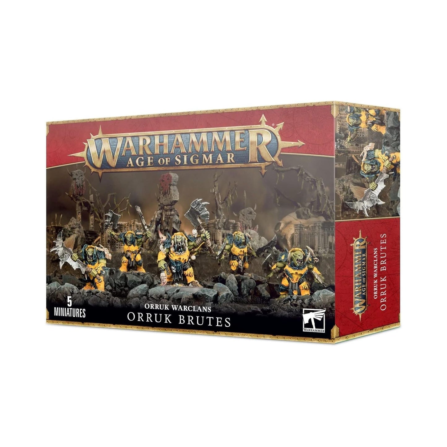 Warhammer Age of Sigmar Orruk Warclans Orruk Brutes - 5 Miniatures