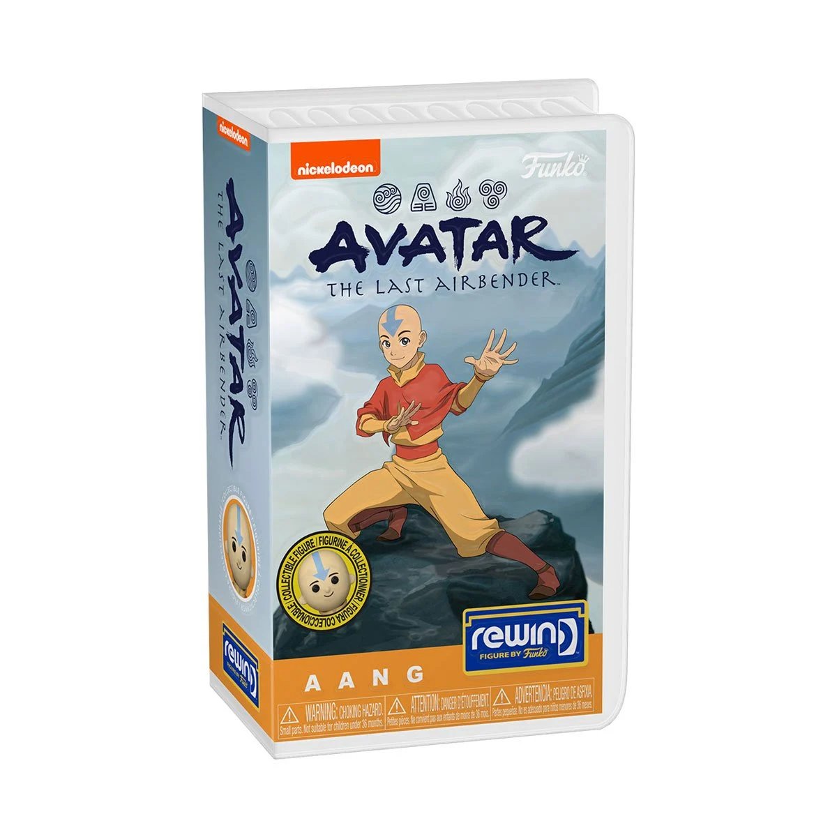 Aang Funko Rewind Avatar: The Last Airbender - Approx. 3" Collectible Chase Vinyl Figure with Case