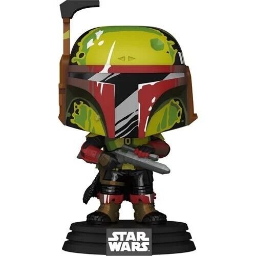 Boba Fett (Retro) Funko Pop! Star Wars: The Book of Boba Fett - Approx. 5" Collectible Vinyl Figure #769 Bundledi # Bundled with Display Box Protector Case