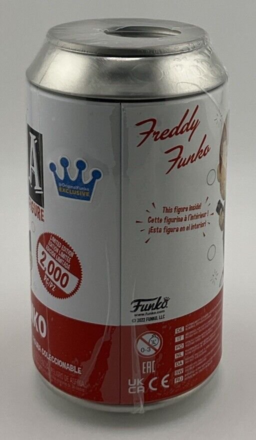SEALED Funko Vinyl Soda: SOCIAL MEDIA Freddy Funko Exclusive LE:2000Pcs