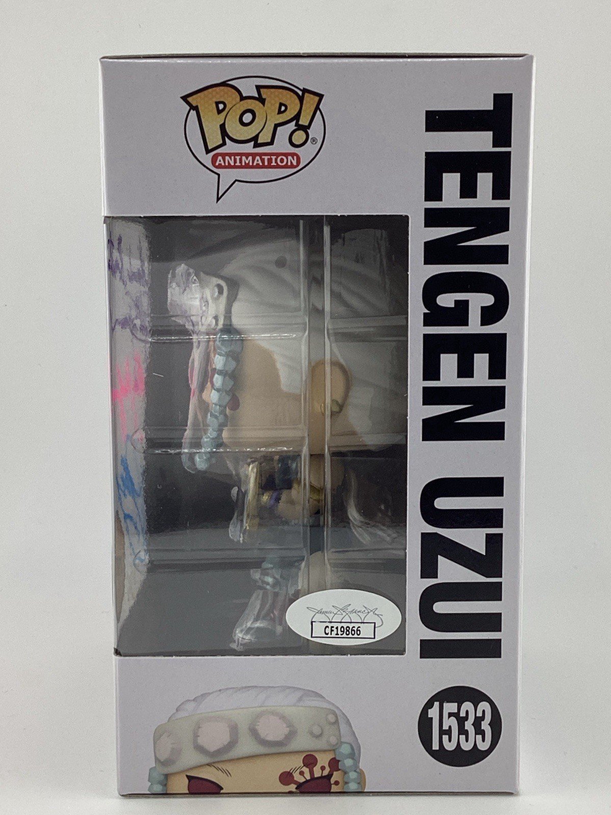 Funko Pop! Demon Slayer -Tengen Uzui CHASE - Signed By Ray Chase *JSA* #1533
