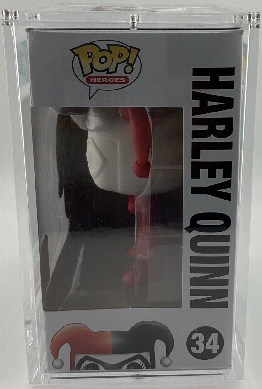 Funko POP! Heroes (DC Comics) Harley Quinn #34 Prototype + Keychain Prototype