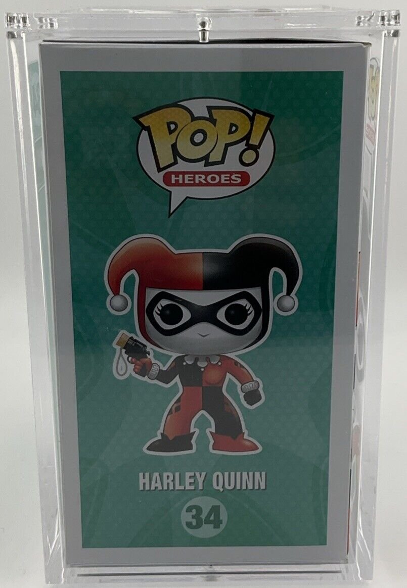 Funko POP! Heroes (DC Comics) Harley Quinn #34 Prototype + Keychain Prototype