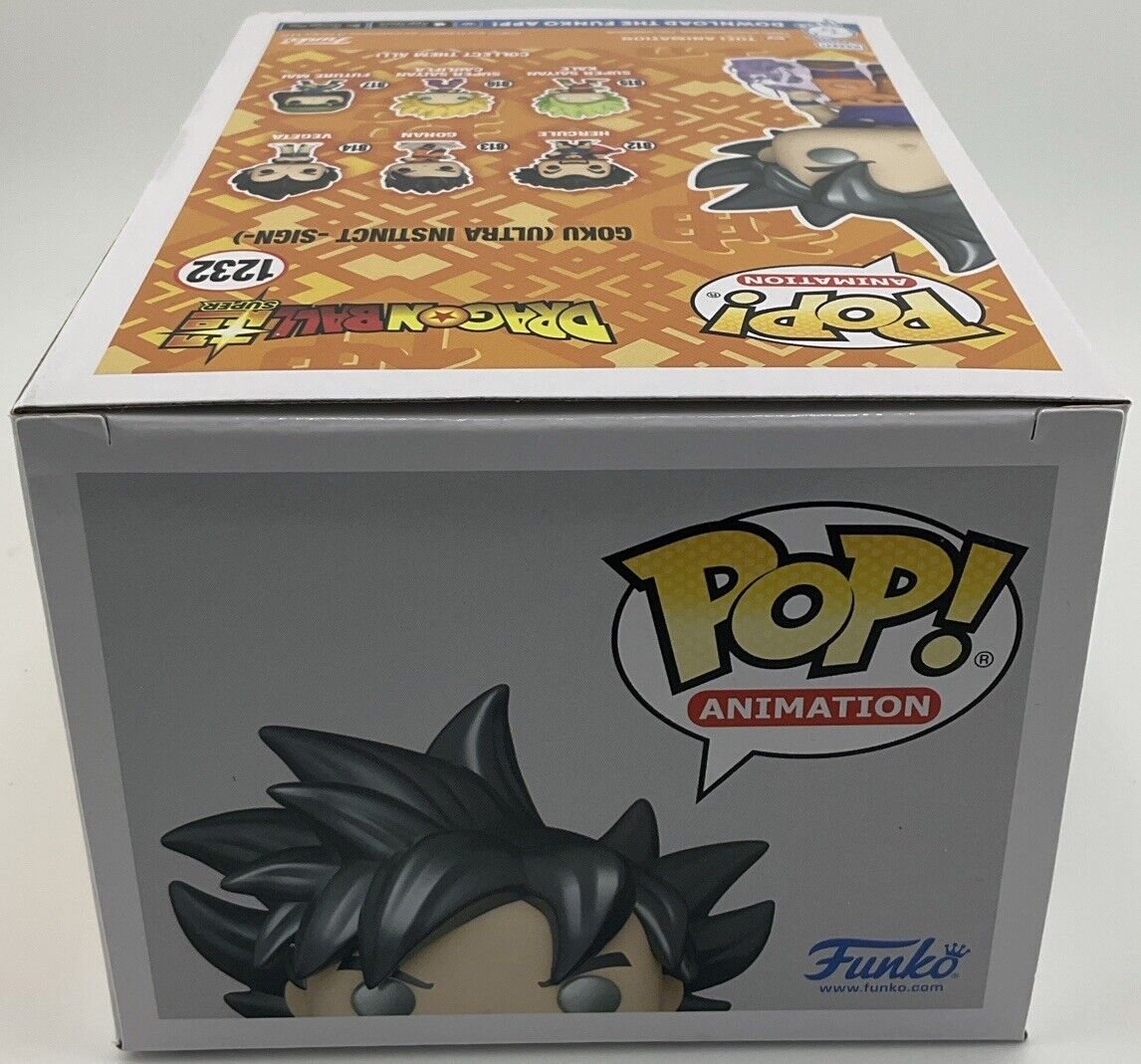 Funko Pop! Vinyl: Dragon Ball - Goku (Ultra Instinct -Sign-) #1232 - NYCC LE