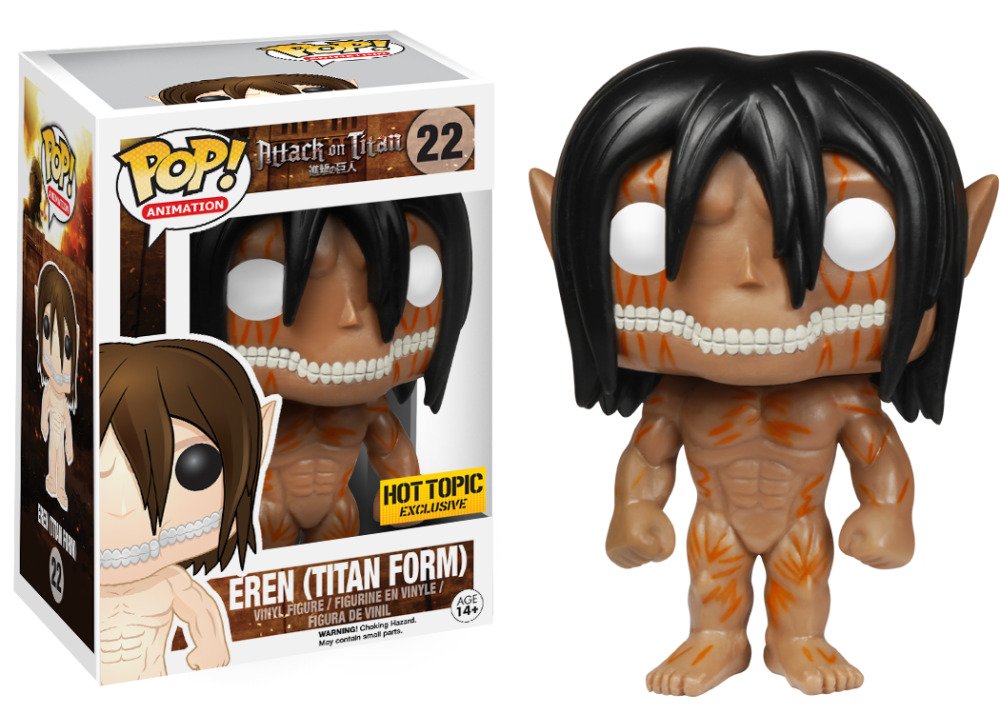 Funko Pop! Vinyl: Attack on Titan - Eren Jaeger (Titan Form) - Hot Topic...