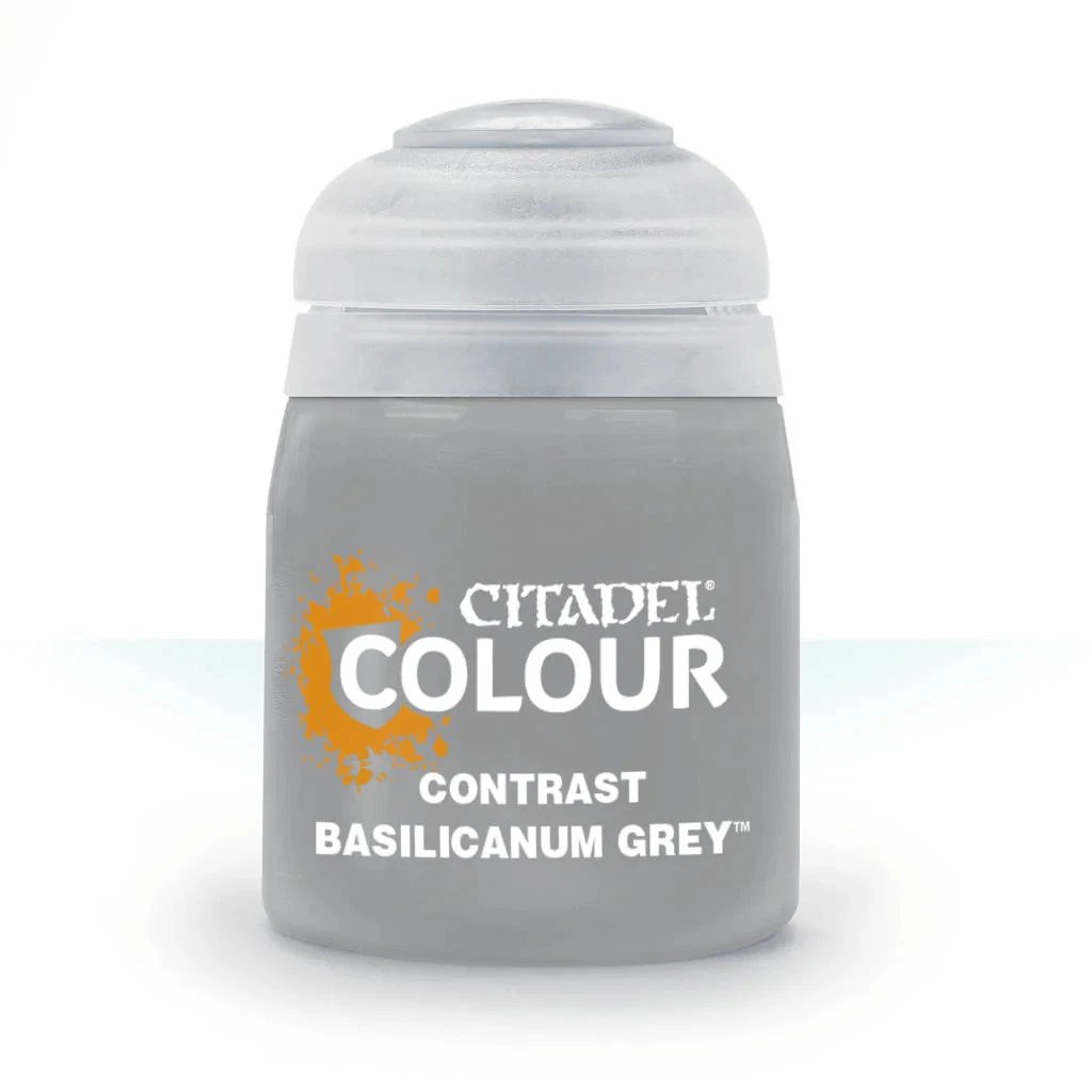 Warhammer Citadel Contrast: Basilicanum Grey Paint Bottle 18ml