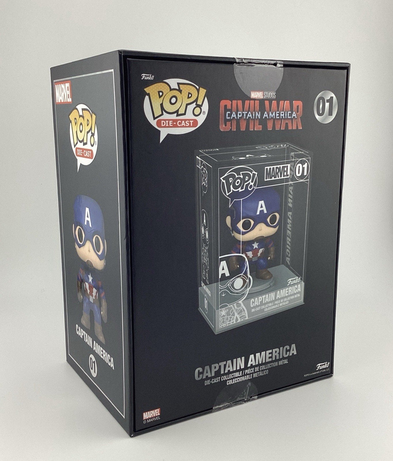 Funko Pop! Vinyl: Marvel - Captain America - Funko Web (FW) (Exclusive) #1