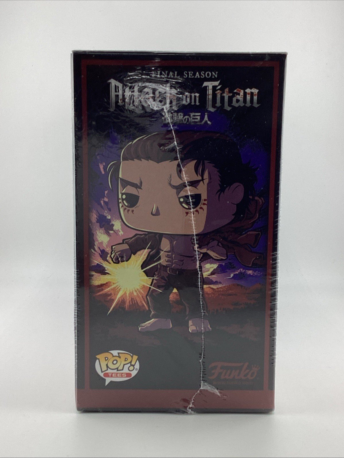 Funko Pop! Vinyl & Tee Attack On Titan Eren w/ Marks ( X-Large) #1321